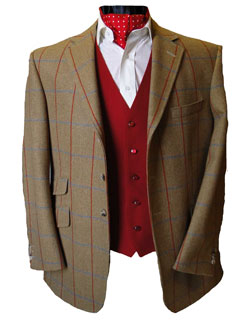 Bladen Windowpane Check Jacket