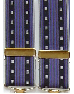 Blue-Navy Wide Clip Brace
