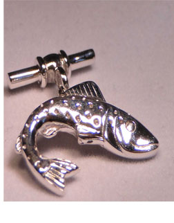 Silver Fish Cufflinks