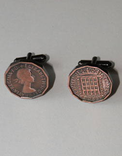 Threepence Cufflinks