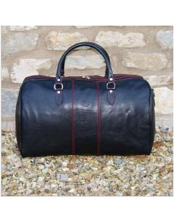 Monza Classic Italian Leather Holdall