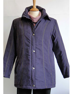 Harvey Purple Quilted Jacket
