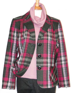 Pink Check Jacket