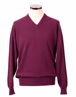 Cashmere V Neck Pullover