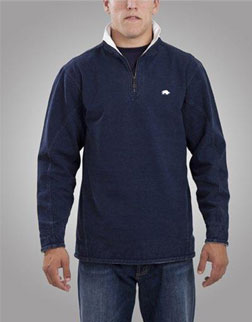 Plain Quarter Zip Sweatshirt
