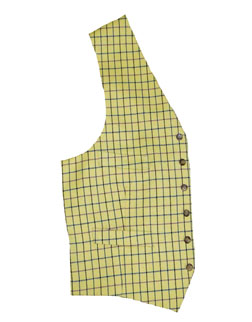 Hucklecote Ross Checked Waistcoat