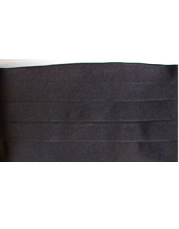 Satin-Polyester or Silk Cummerbund