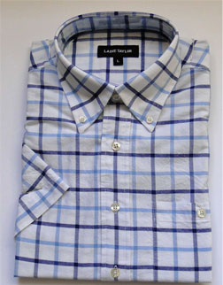 Laine Taylor Blue Check Shirt