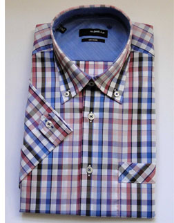 Seidensticker Blue-Pink Shirt