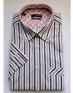 Seidensticker Pink-Black Shirt