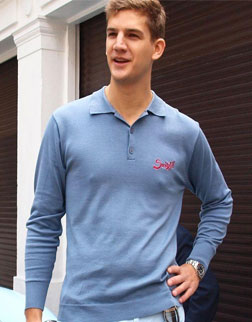 Targa Pima Long Sleeve - Blue