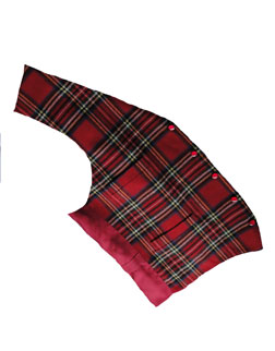 Brook Taverner Tartan Wool Waistcoat